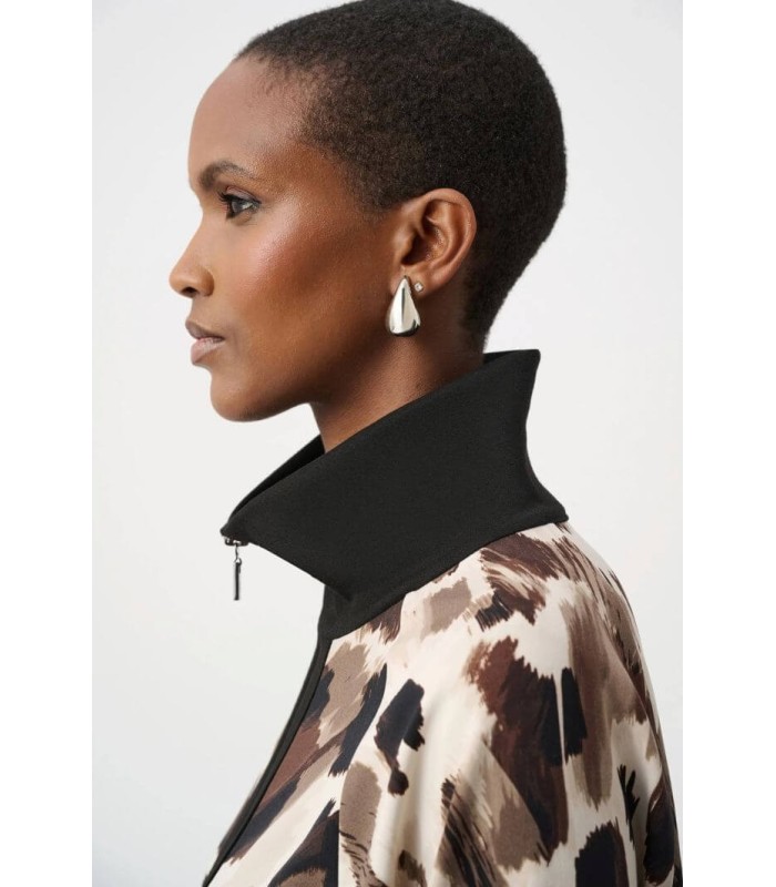 Top Scuba Animal Print Joseph Ribkoff Mujer