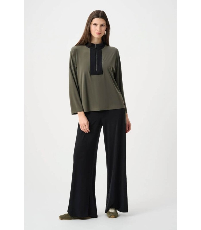 Top Combinado Caqui Negro Joseph Ribkoff Mujer