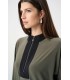 Top Combinado Caqui Negro Joseph Ribkoff Mujer