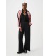Pantalón Negro Rayas Rosas Joseph Ribkoff Mujer