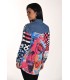 Camisa Vaquera Estampada Frank Lyman Mujer