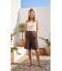 Bermudas Cargo Marrón Maria Bellentani Mujer