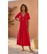 Vestido Punto Rojo Anna Mora Mujer