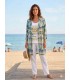 Chaqueta Estampado Verdes Anna Mora Mujer