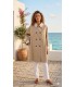 Gabardina Cruzada Camel Elena Miro Mujer