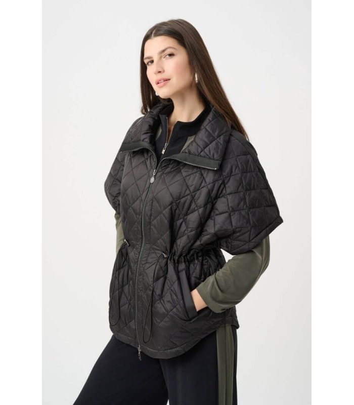 Chaleco Boxy Negro Joseph Ribkoff Mujer