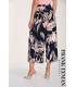 Pantalón Negro Flores Frank Lyman Mujer