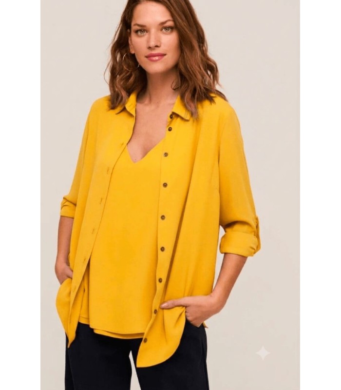 Blusa Amarillo Civit Mujer