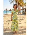 Vestido Estampado Verde Aldo Martins Mujer