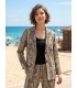 Blazer Estampado Paisley Anna Mora Mujer