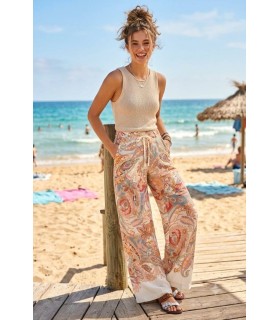 Pantalón Estampado ADRIENNE Cambio Mujer