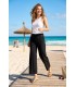 Pantalón CAMERON Culotte Negro Cambio Mujer