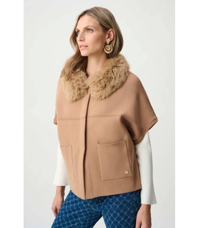 Chaqueta Boxy Camel Joseph Ribkoff Mujer