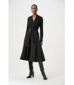 Vestido Negro Acampanado Joseph Ribkoff Mujer