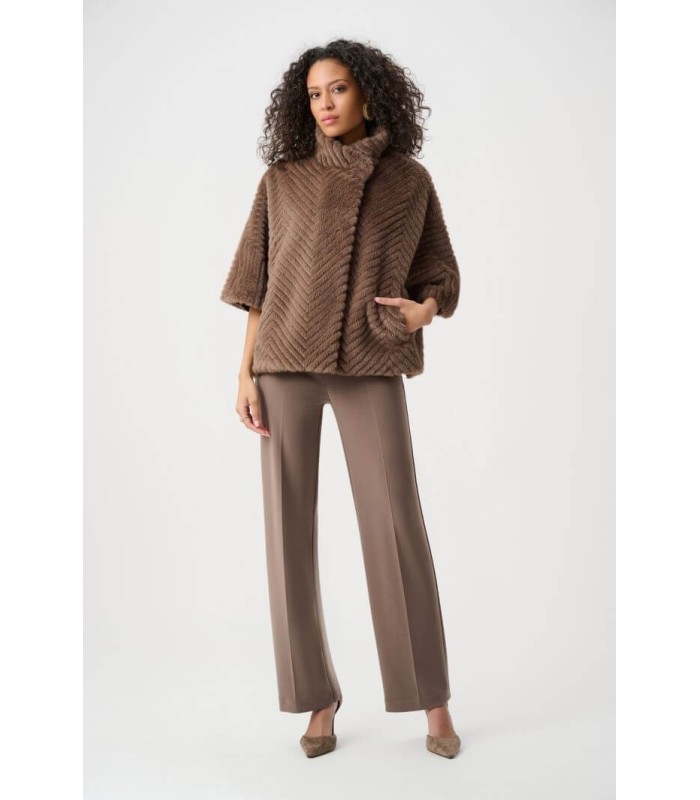 Chaqueta Piel Camel Joseph Ribkoff Mujer