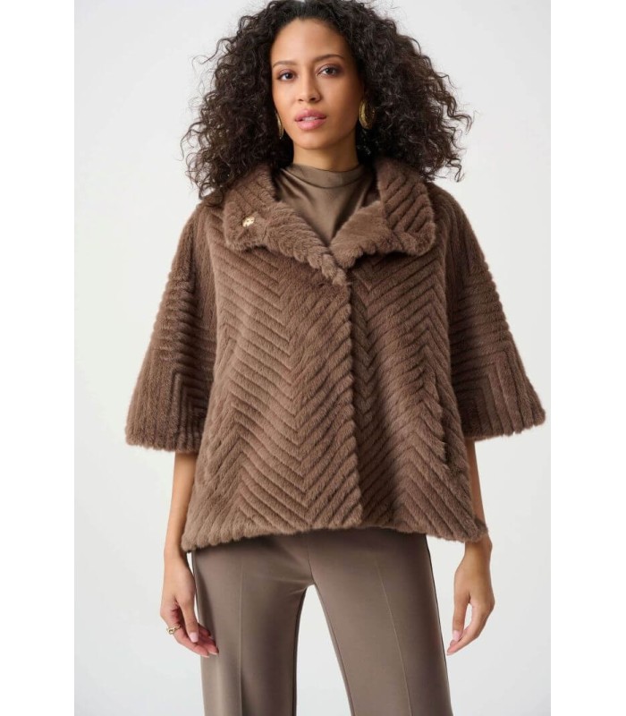 Chaqueta Piel Camel Joseph Ribkoff Mujer