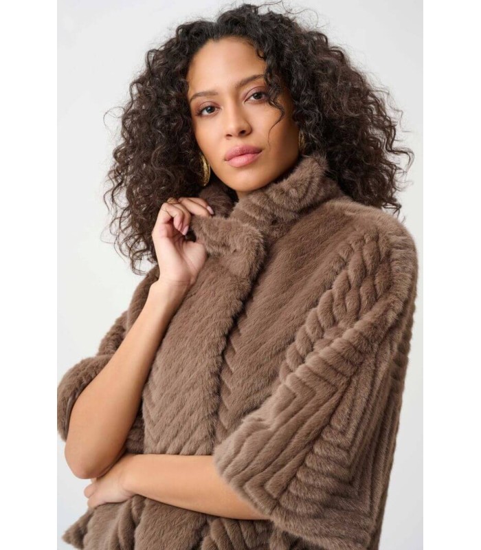 Chaqueta Piel Camel Joseph Ribkoff Mujer