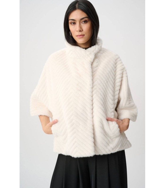 Chaqueta Piel Crema Joseph Ribkoff Mujer