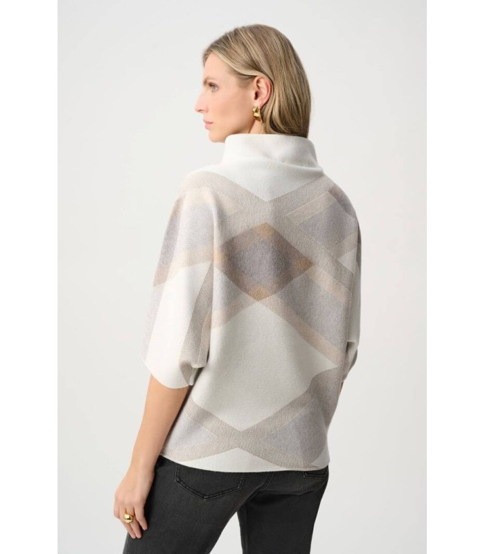 Jersey Estampado Tartán Joseph Ribkoff Mujer