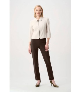 Pantalón Marrón Básico Recto Mujer Joseph Ribkoff