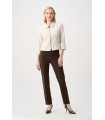 Pantalón Marrón Básico Recto Mujer Joseph Ribkoff