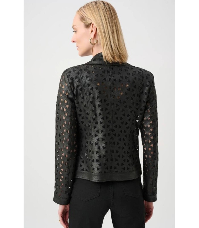 Chaqueta Motera Negra Joseph Ribkoff Mujer