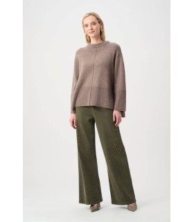 Pantalón Caqui Cristales Joseph Ribkoff Mujer