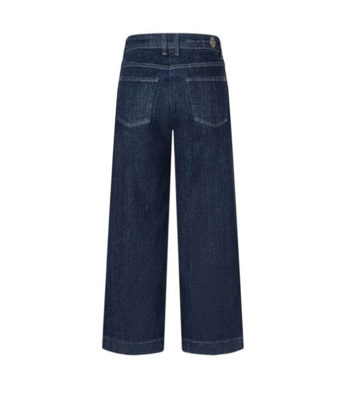 Pantalón Vaquero Oscuro Ancho MAC Mujer