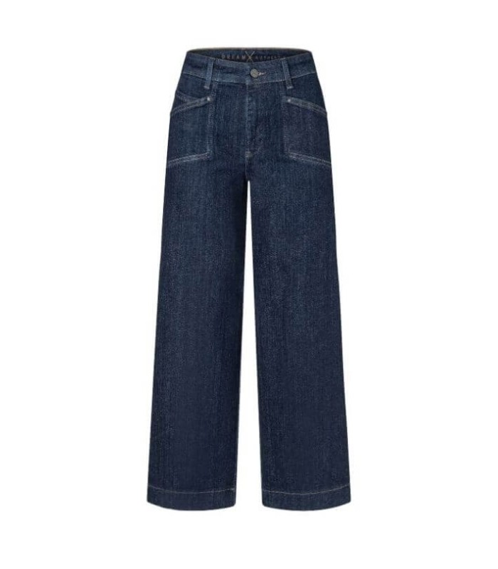 Pantalón Vaquero Oscuro Ancho MAC Mujer