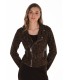 Chaqueta Corta Leopardo Frank Lyman Mujer