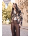 Chaqueta Marrón Caballos Frank Lyman Mujer