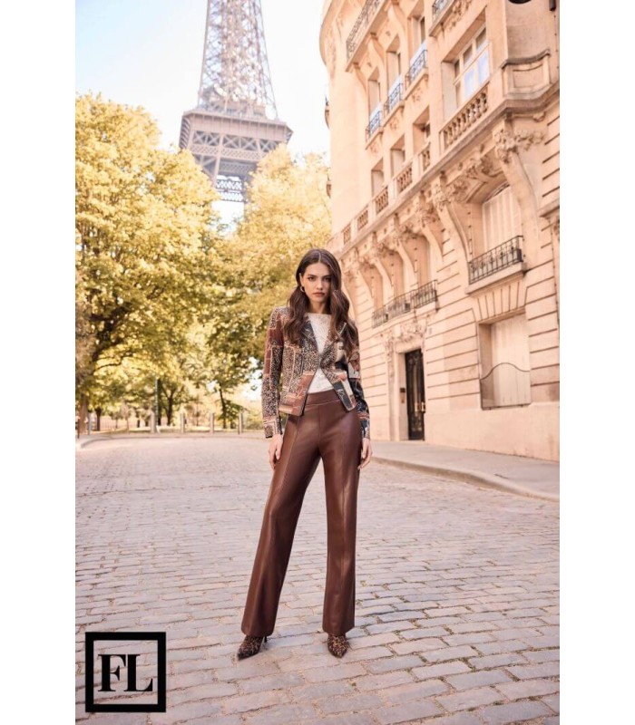 Chaqueta Marrón Caballos Frank Lyman Mujer