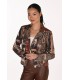Chaqueta Marrón Caballos Frank Lyman Mujer