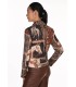 Chaqueta Marrón Caballos Frank Lyman Mujer