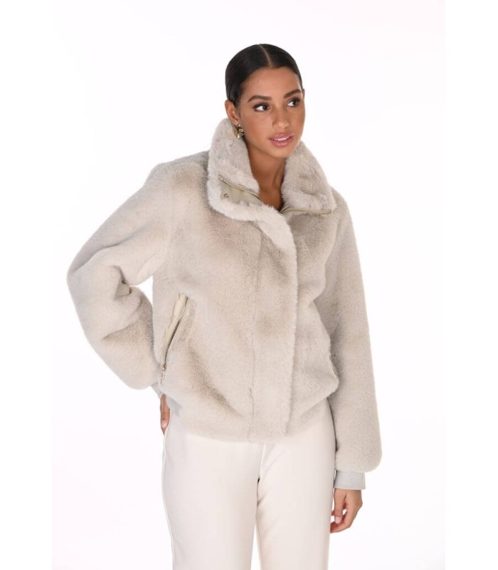 Chaqueta Pelo Perla Frank Lyman Mujer