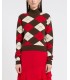 Jersey Estampado Rombos Marella Mujer