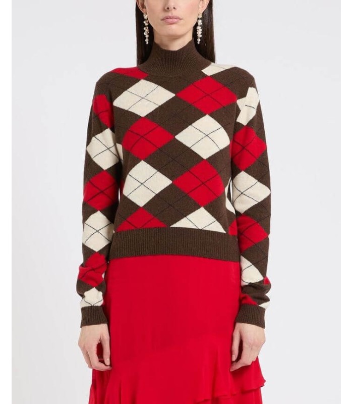 Jersey Estampado Rombos Marella Mujer