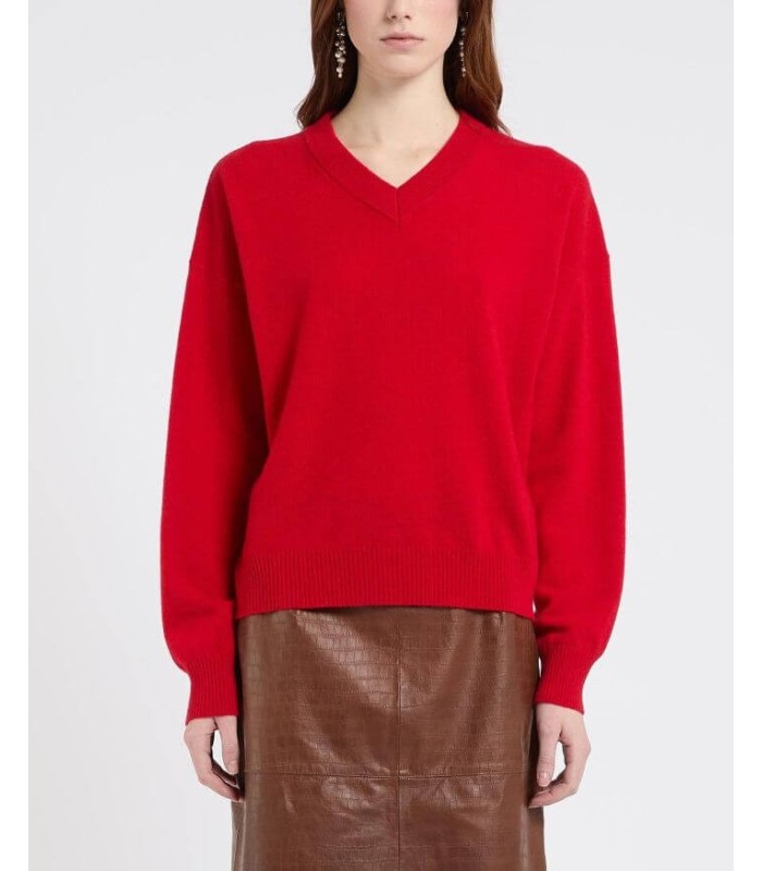 Jersey Básico Rojo Marella Mujer