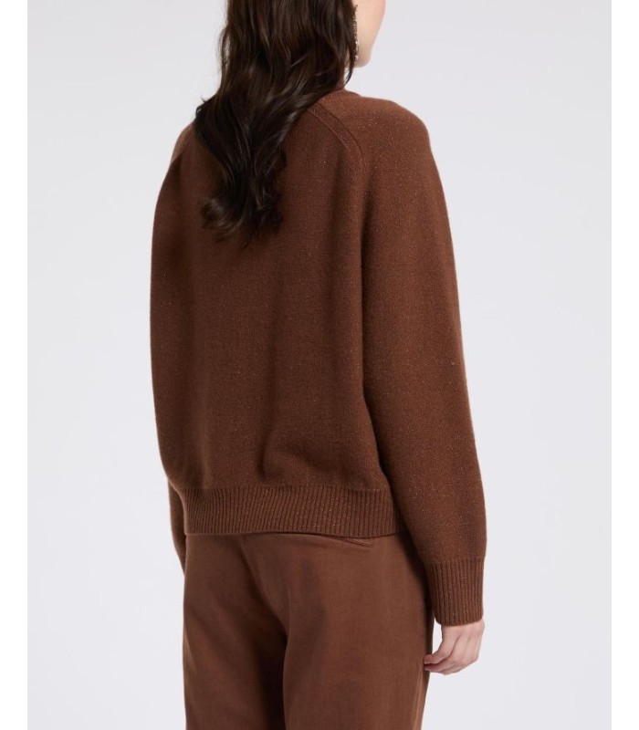 Jersey Marrón Brillo Marella Mujer