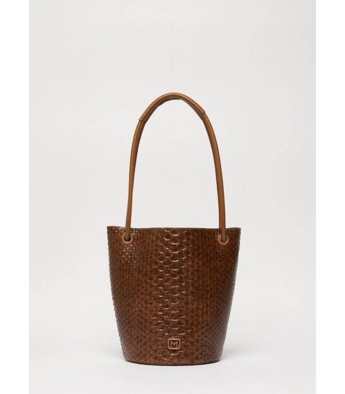 Bolso Cubo Marrón Marella Mujer
