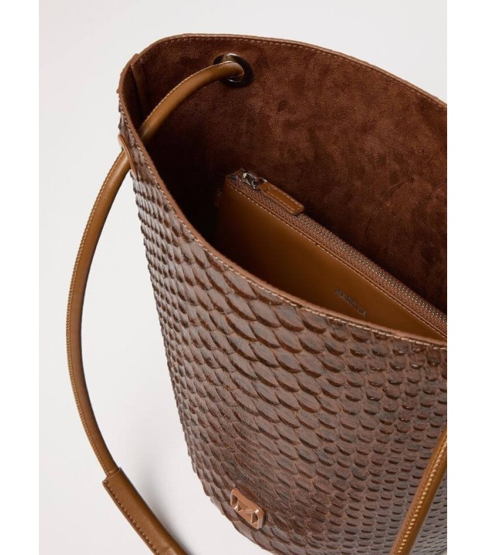 Bolso Cubo Marrón Marella Mujer