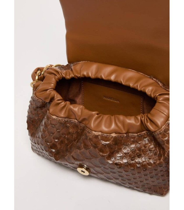 Bolso Estampado Reptil Marella Mujer