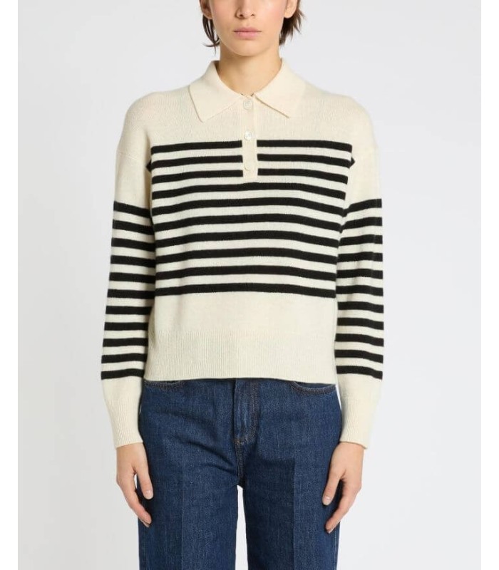 Suéter Crudo Rayas Marella Mujer