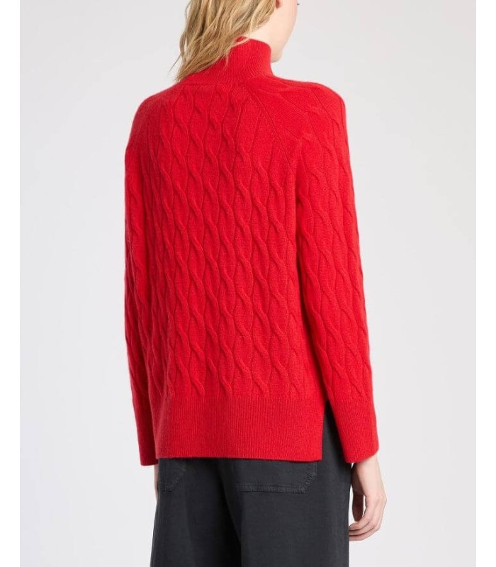 Jersey Rojo Punto Ochos Marella Mujer