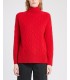Jersey Rojo Punto Ochos Marella Mujer