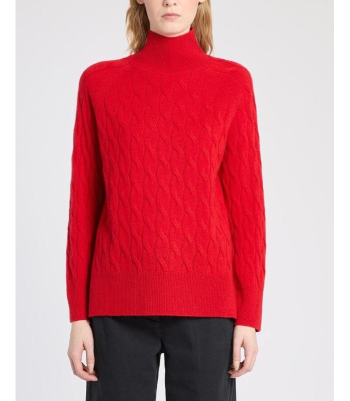 Jersey Rojo Punto Ochos Marella Mujer
