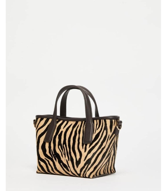 Bolso Estampado Cebra Marella Mujer