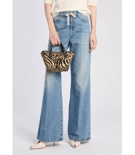 Bolso Estampado Cebra Marella Mujer