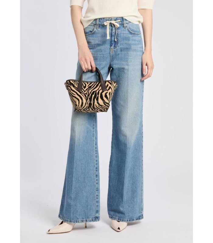 Bolso Estampado Cebra Marella Mujer