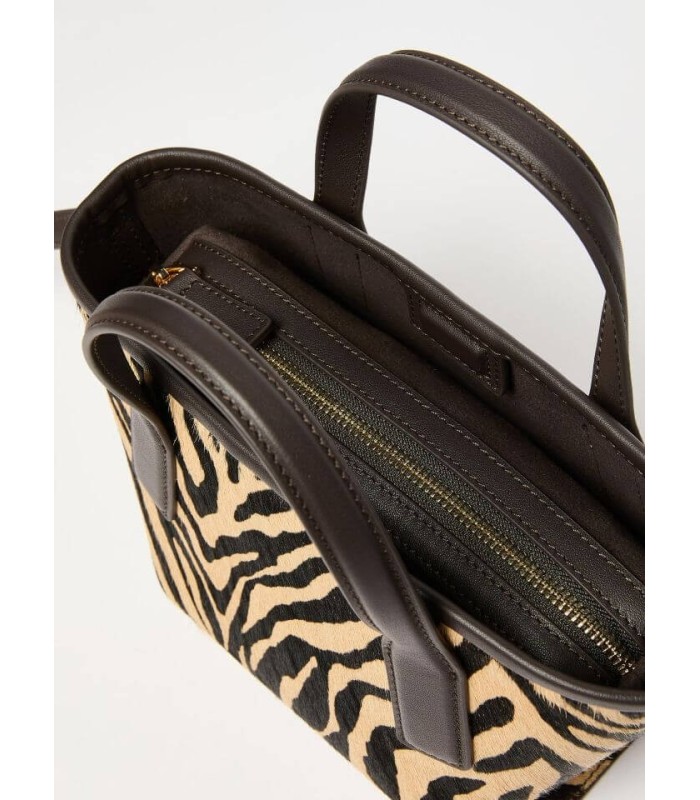 Bolso Estampado Cebra Marella Mujer